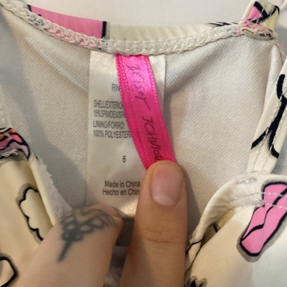 Betsey Johnson bathing suit size 6 - Picture 2 of 2
